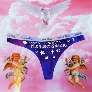 Hand Painted Calvin Klein Panties